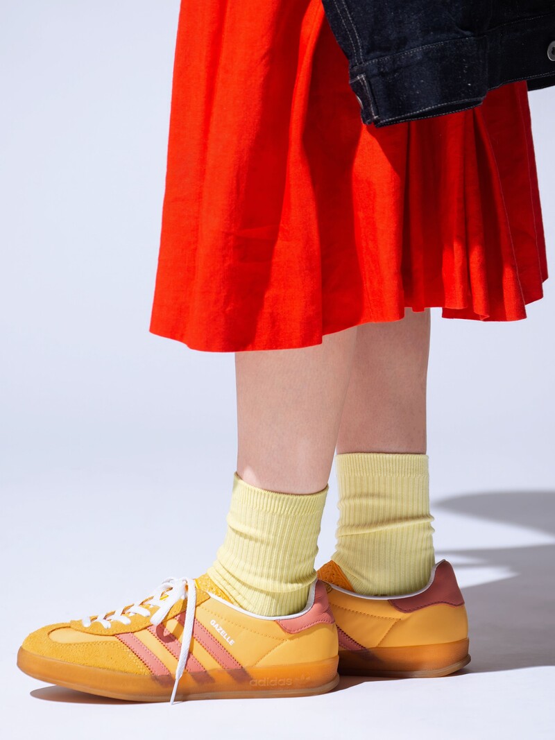 Mi-chaussette côtes 2x2 moyenne jauge S