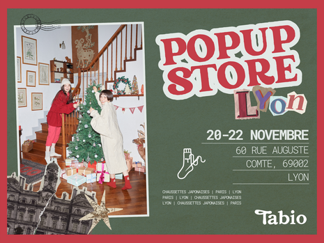 Tabio in Lyon: Our Pop-Up Store is stopping by for its 2nd edition!