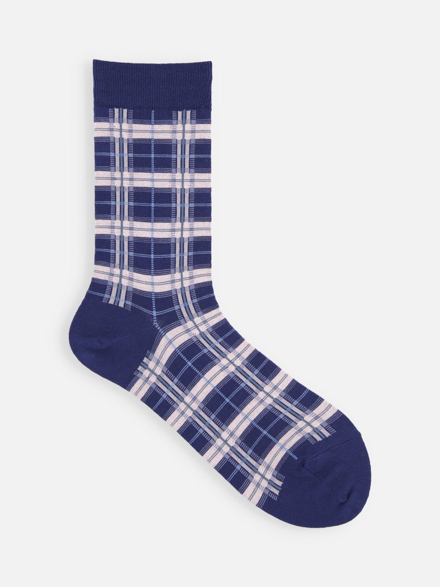 Tartan Check Crew Sokken