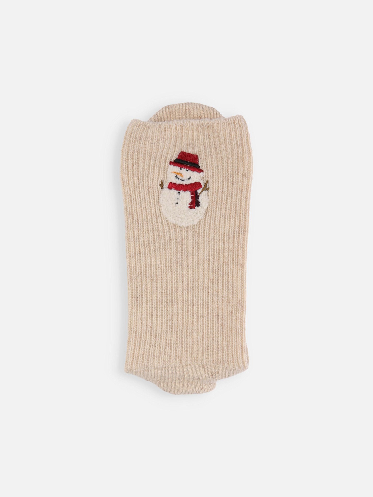 Wolmix Sneeuwpop Patche Crew Sokken