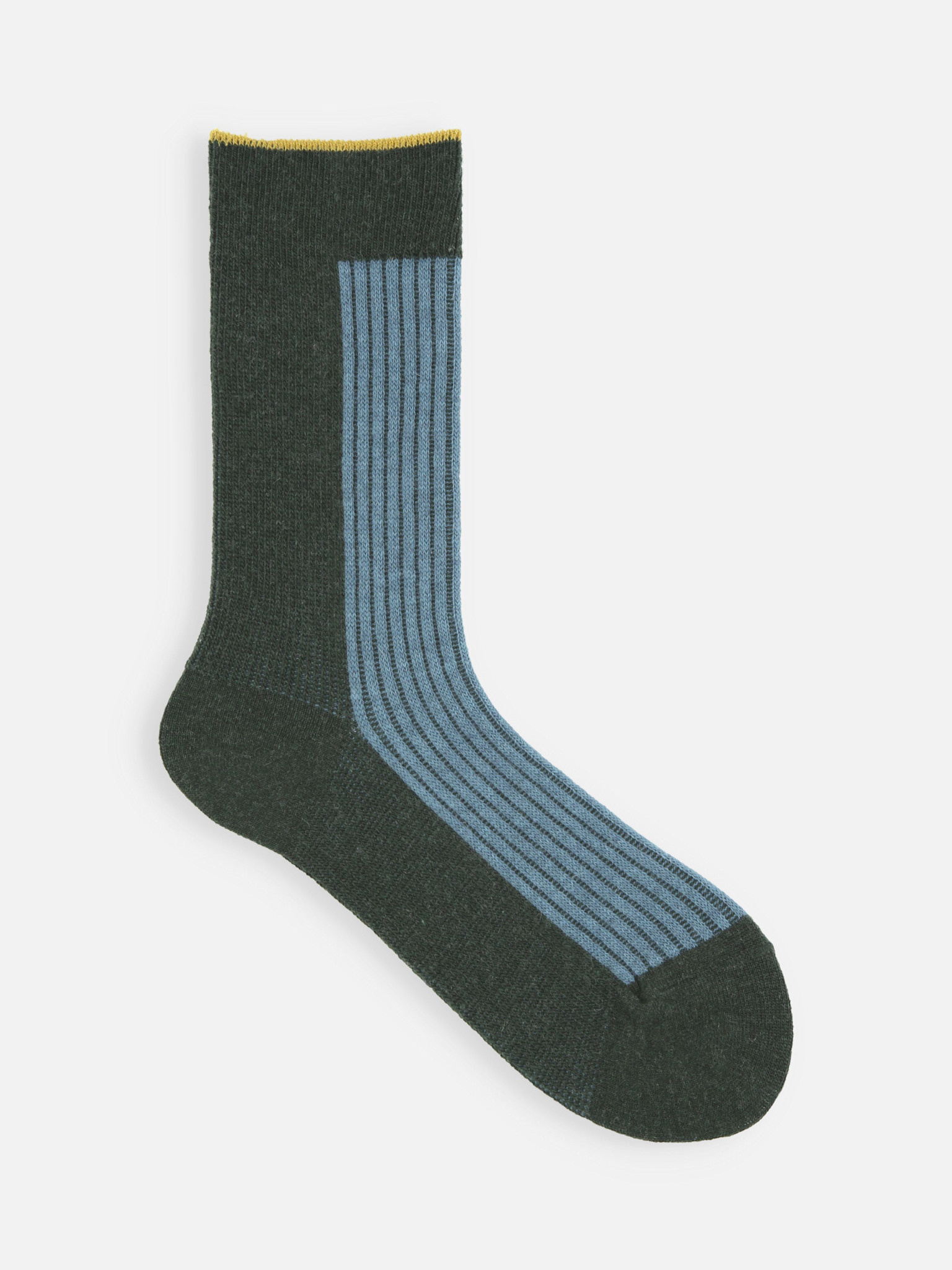 Merino Bicolore Rippsocken S