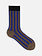 Mi-chaussette jacquard motif rayures larges colorés