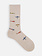 Airplane Pattern Crew Socks M