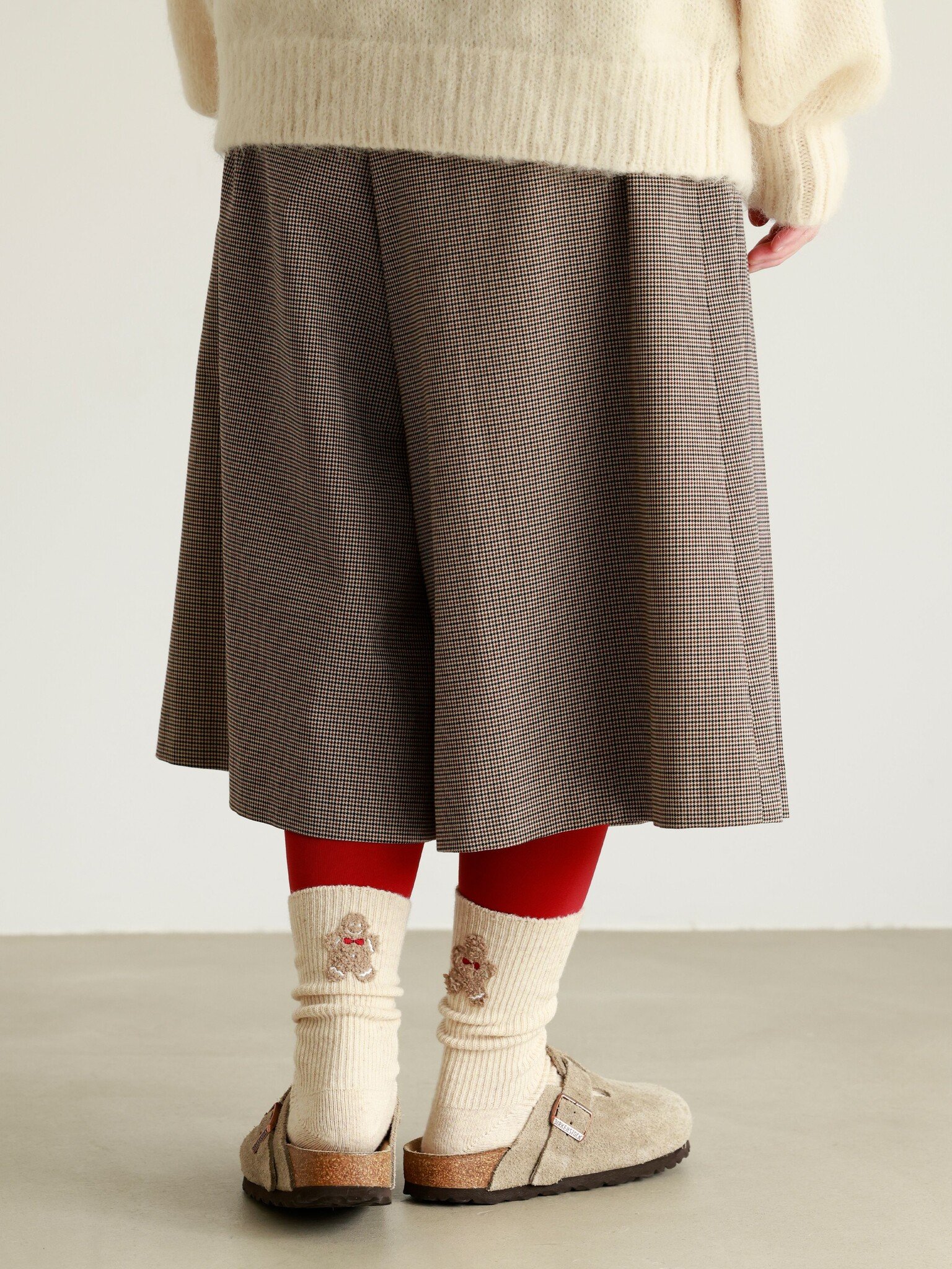 Wolmix Sneeuwpop Patche Crew Sokken