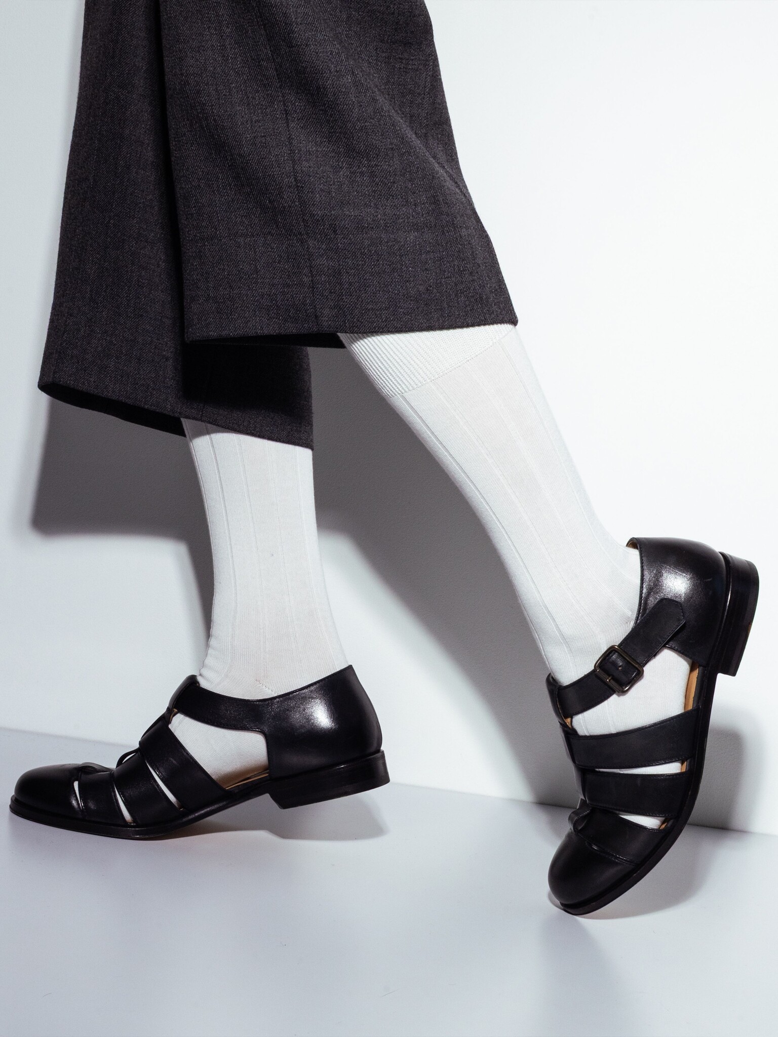 Tabio'S Katoenen Brede Rib Mc Sokken M