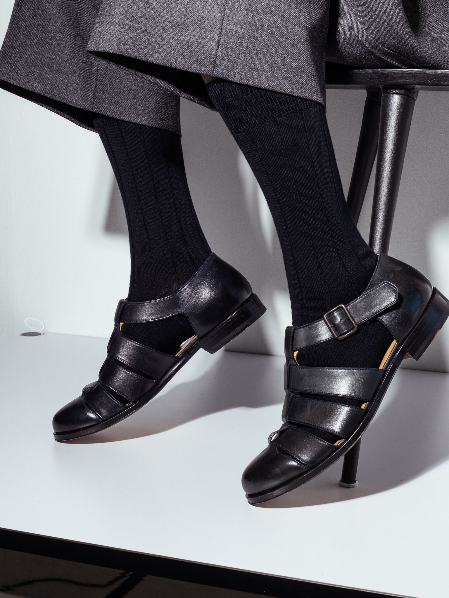 Tabio'S Katoenen Brede Rib Mc Sokken M