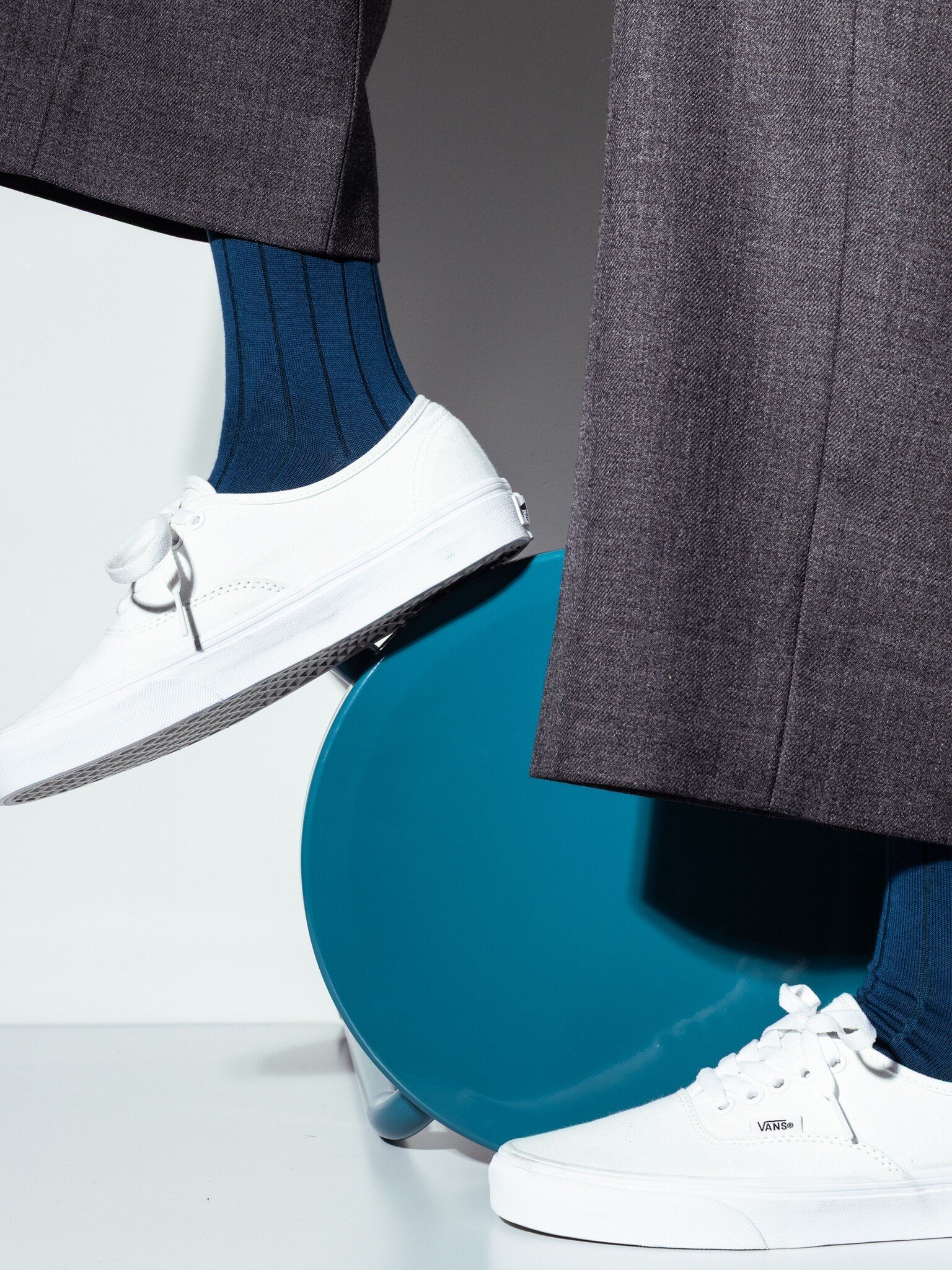 Tabio'S Katoenen Brede Rib Mc Sokken M