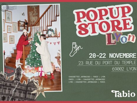 Tabio in Lyon: Our Pop-Up Store is stopping by for its 2nd edition!