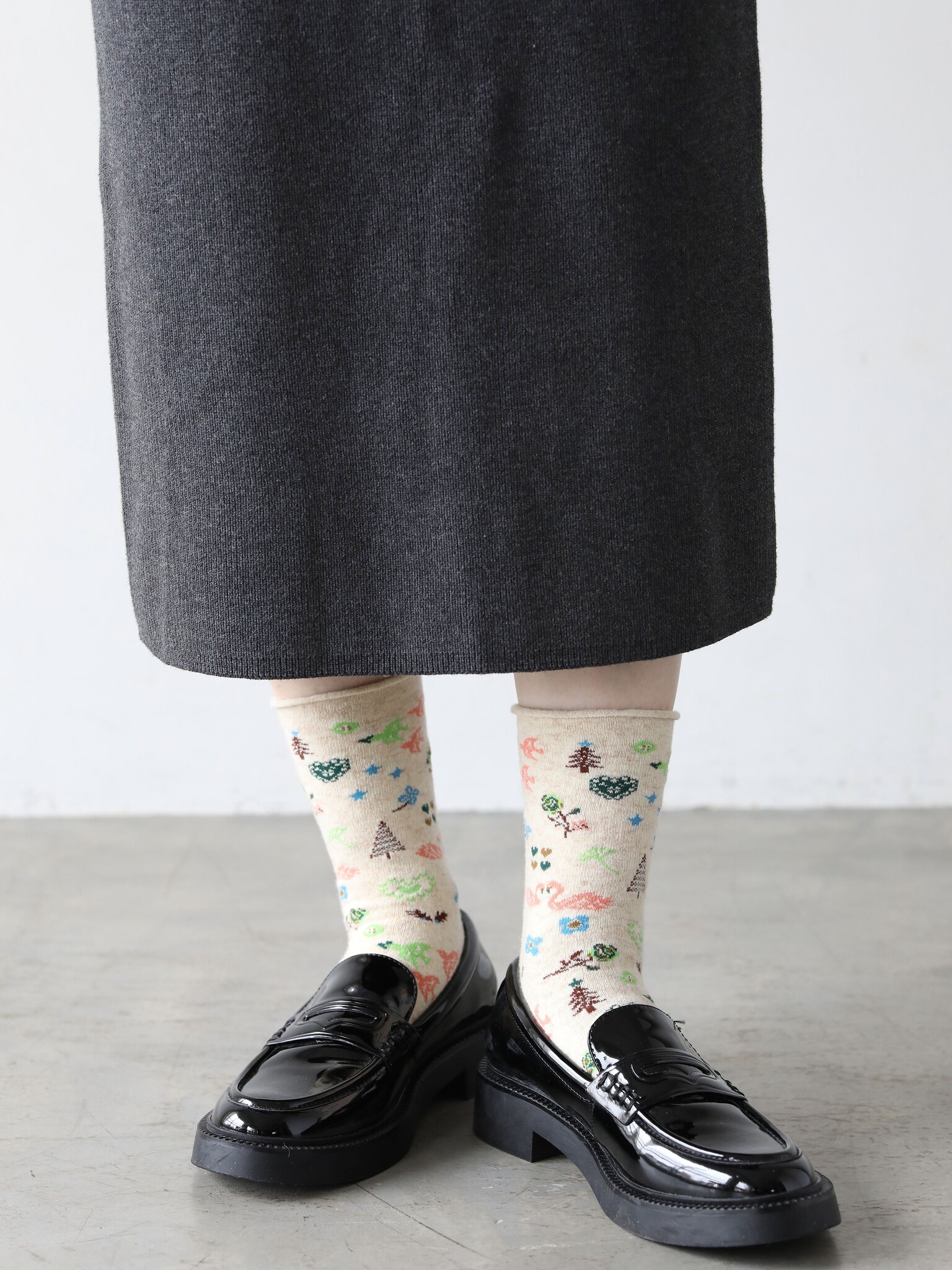 Lamswolmix Nordic Design Crew Sokken