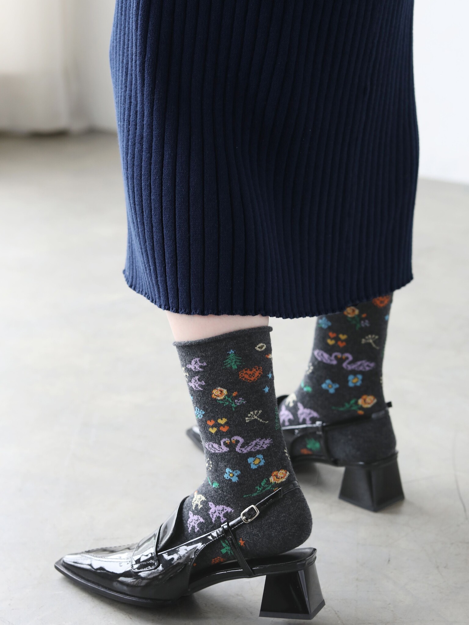 Lamswolmix Nordic Design Crew Sokken