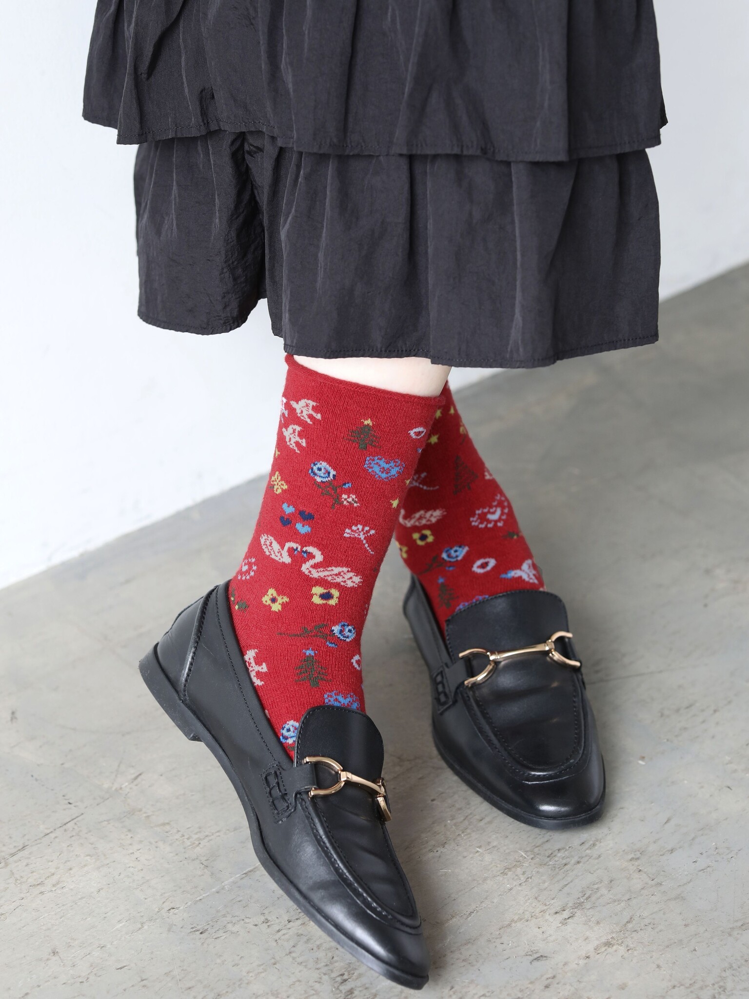 Lamswolmix Nordic Design Crew Sokken