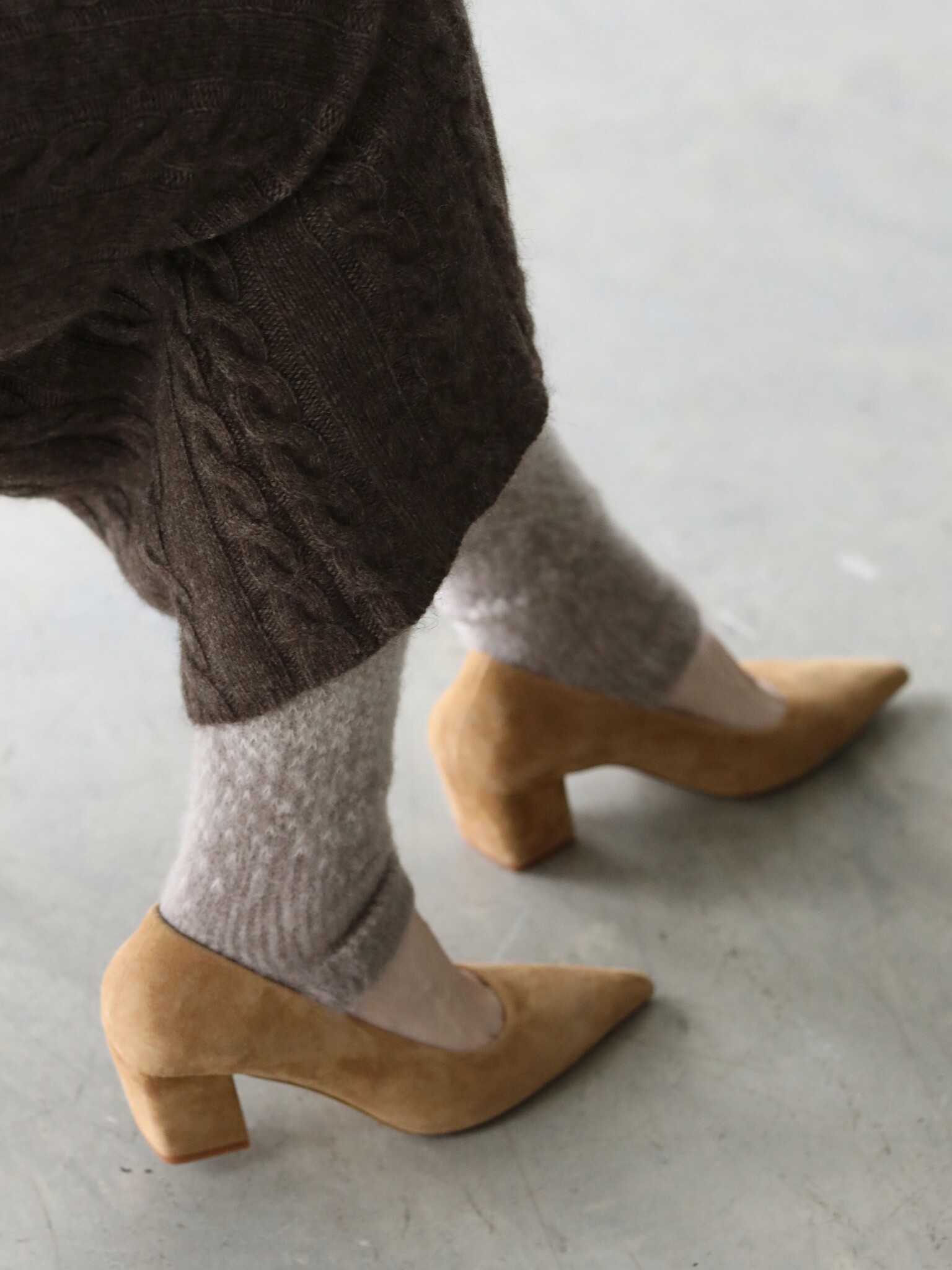 Jambière laine Mérinos doux couleur dégradé