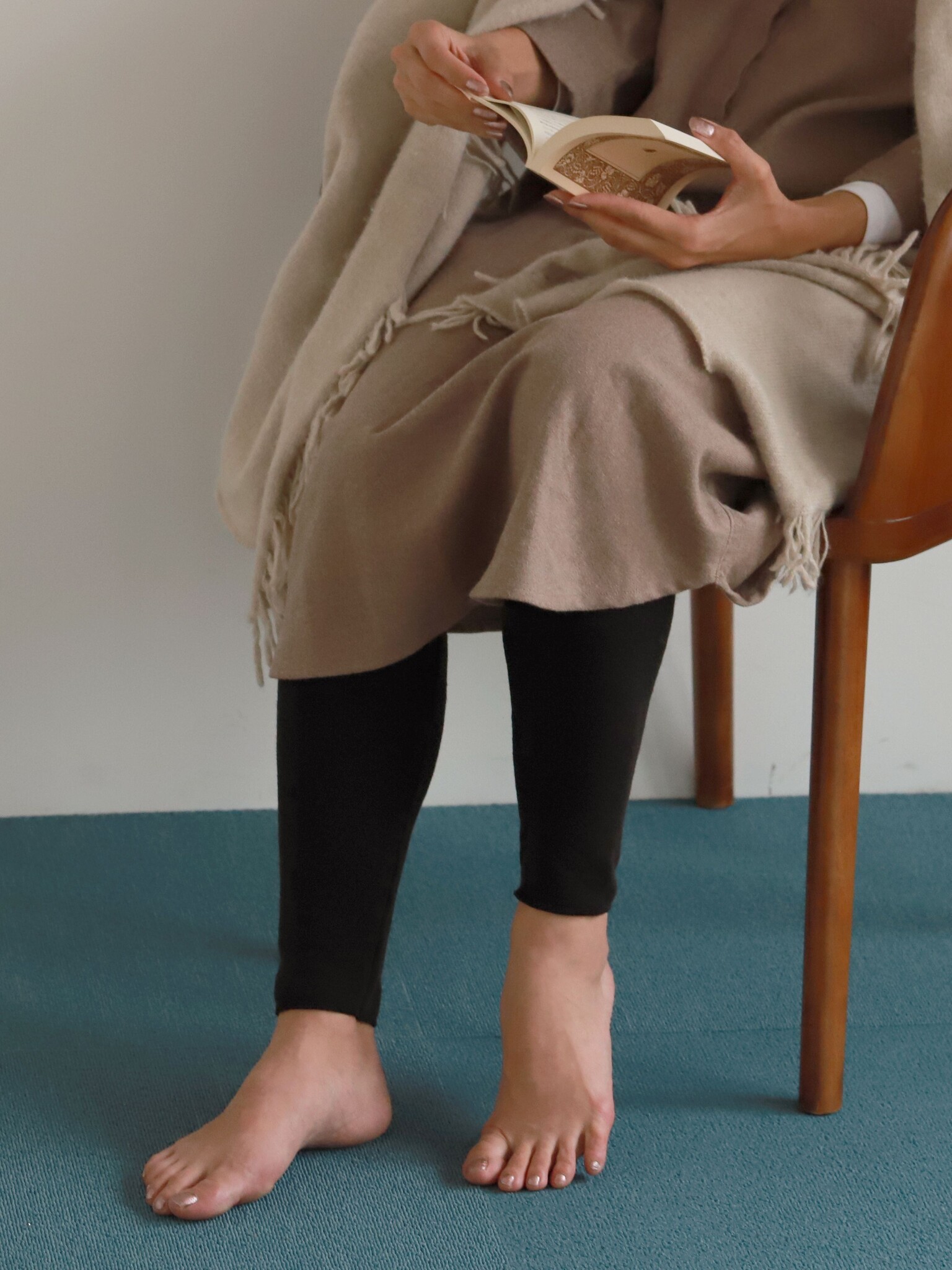 Leggings lisos de microfibra suave