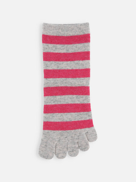 021132562 SQ 5 orteils en laine rayures