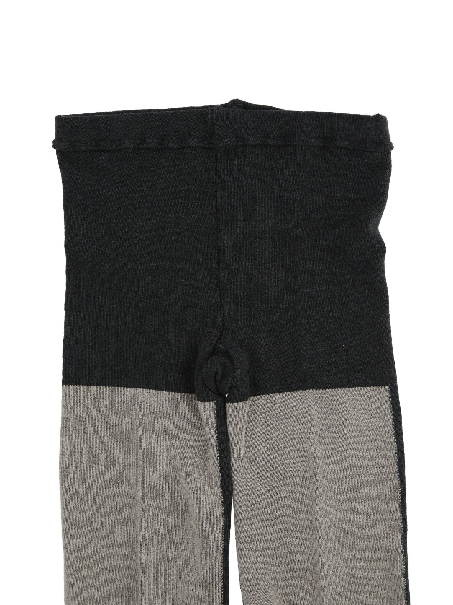 Tweekleurige katoenen gemengde panty 250D