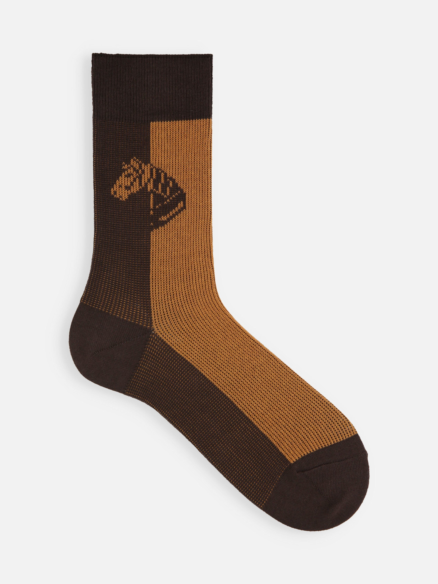 Zweifarbige Knight Crew Socken M
