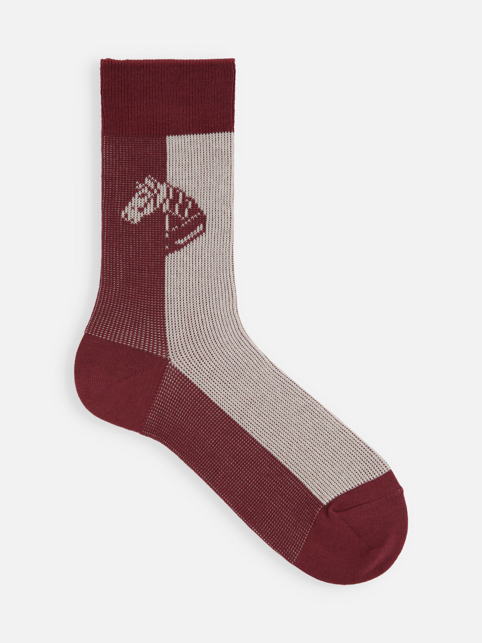 Zweifarbige Knight Crew Socken M