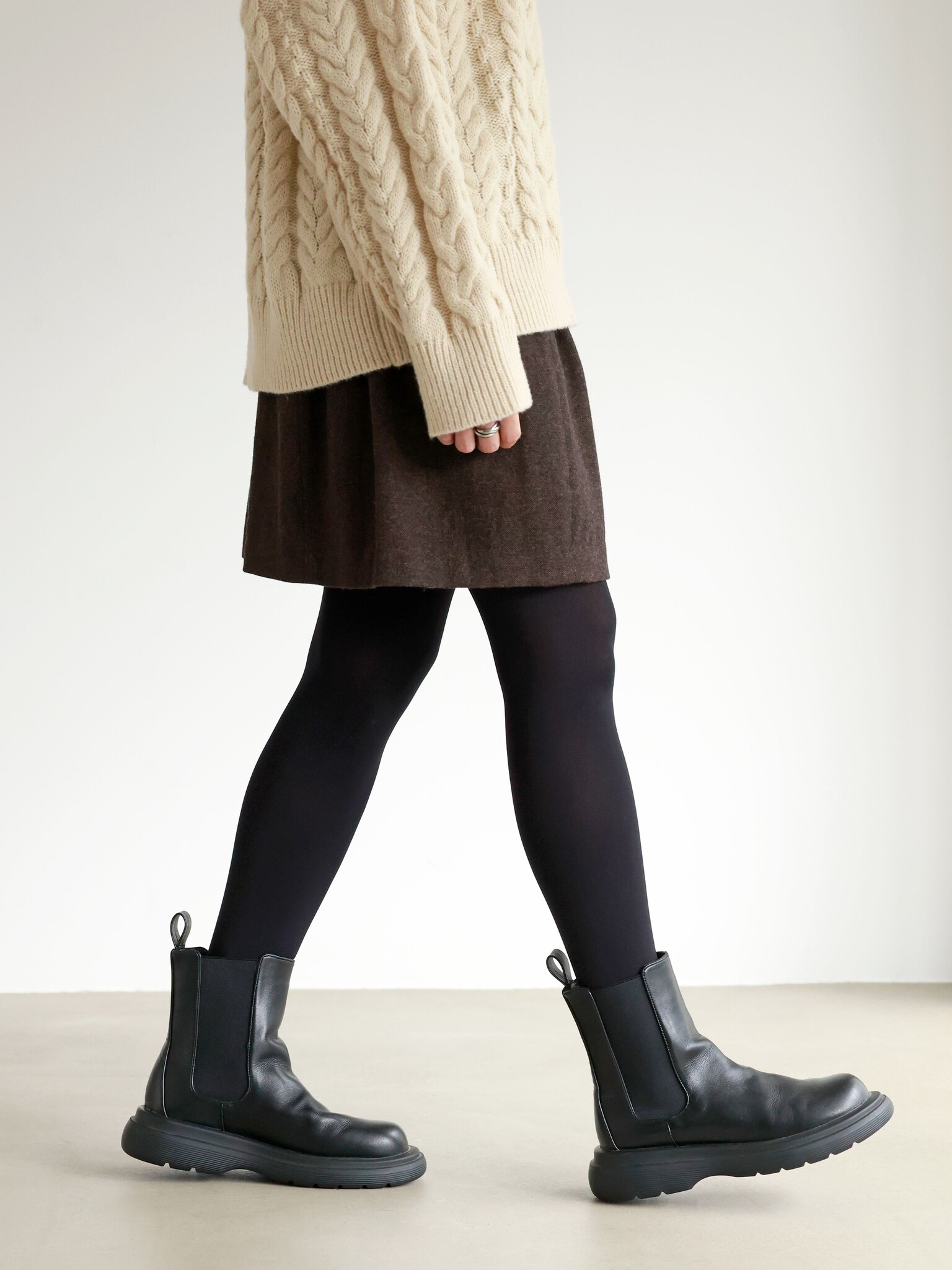 Collant à bouts chauffants 80D