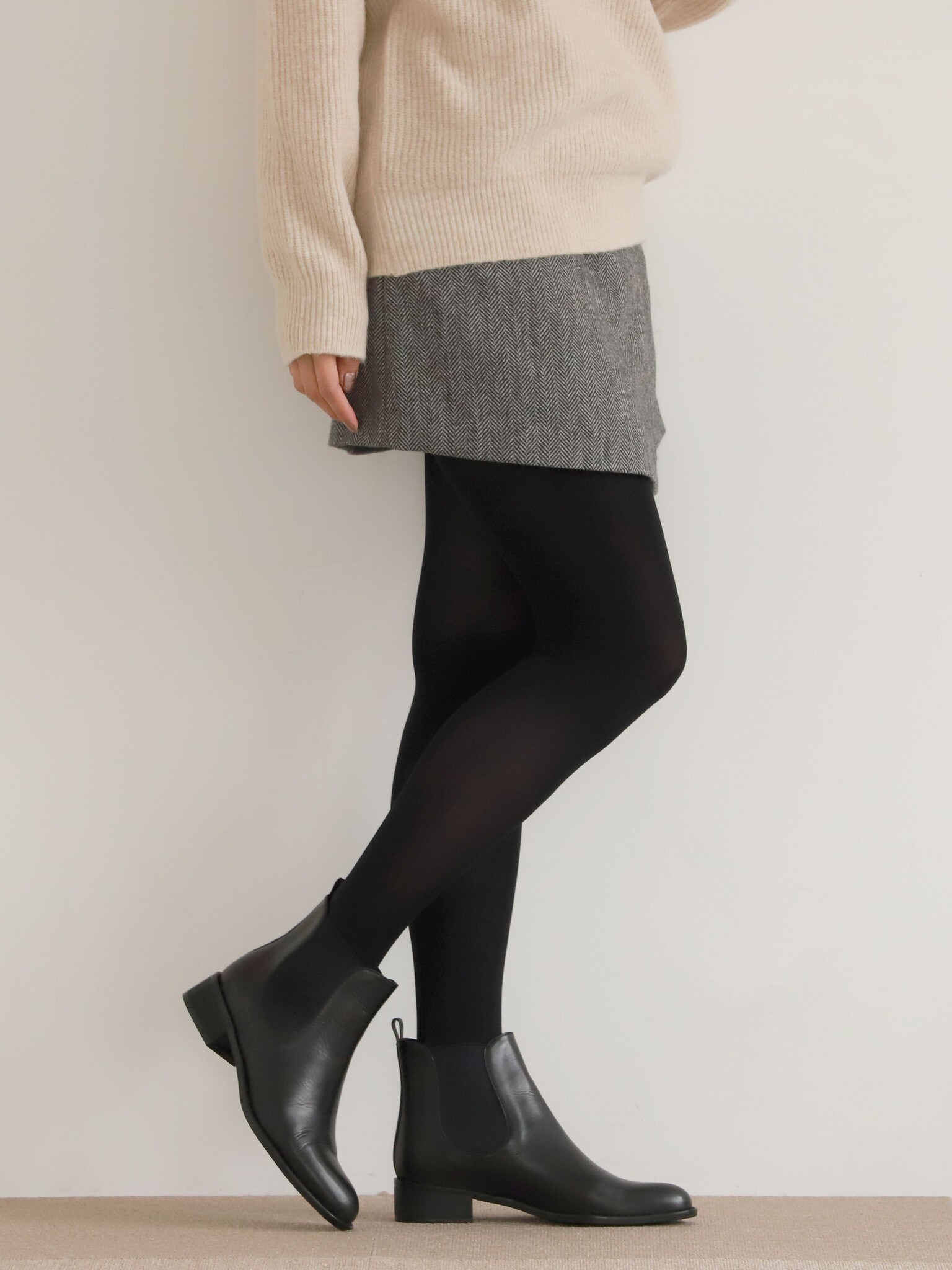 Collant à bouts chauffants 80D