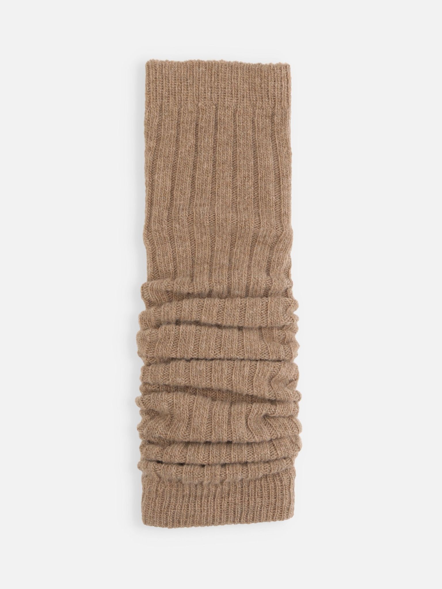 Scaldamuscoli in lana d'agnello a coste 4x2