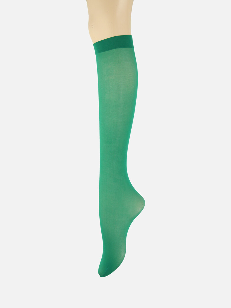 Mi-Bas Chaussettes Nylon 40D Couleur Café – CLIO Libra ITALIE – Taille Unique Femme