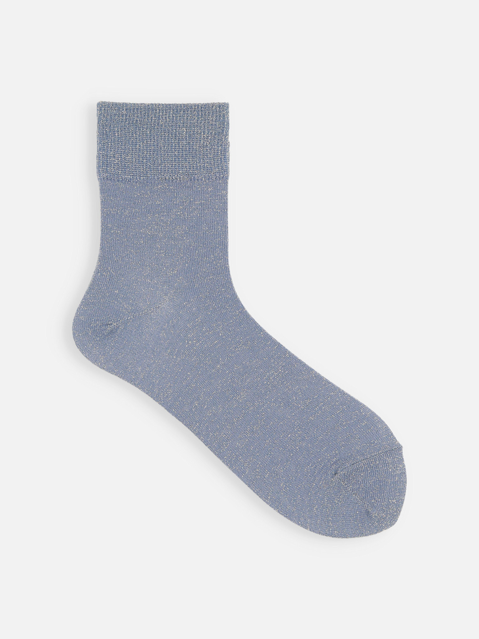 Meias curtas de lamê até o tornozelo S