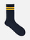 Ribbed Top Line Crew Socks