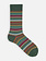 Calcetines de media pantorrilla con rayas múltiples M