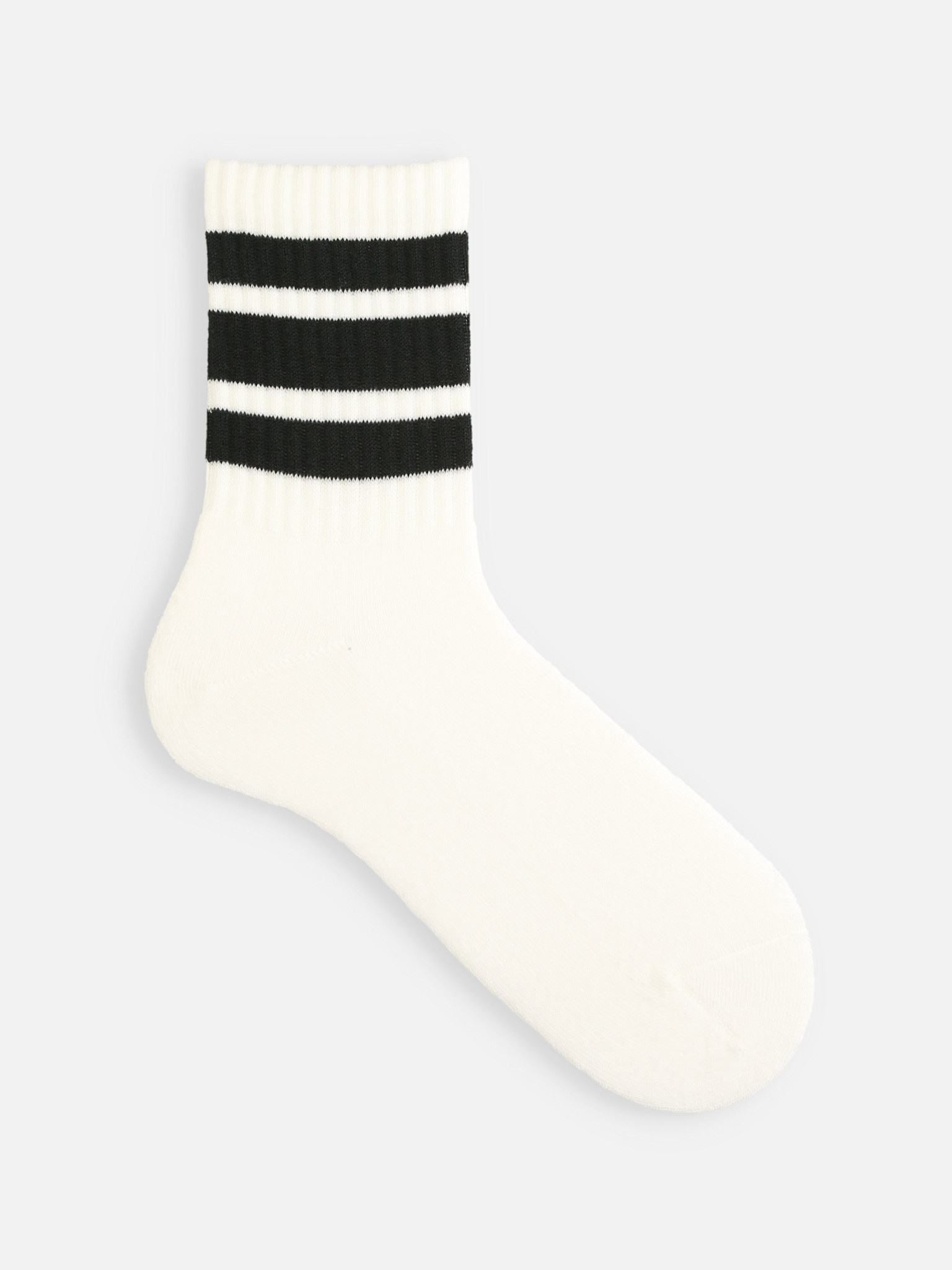 Sporty American Rib Pile Crew Socken M