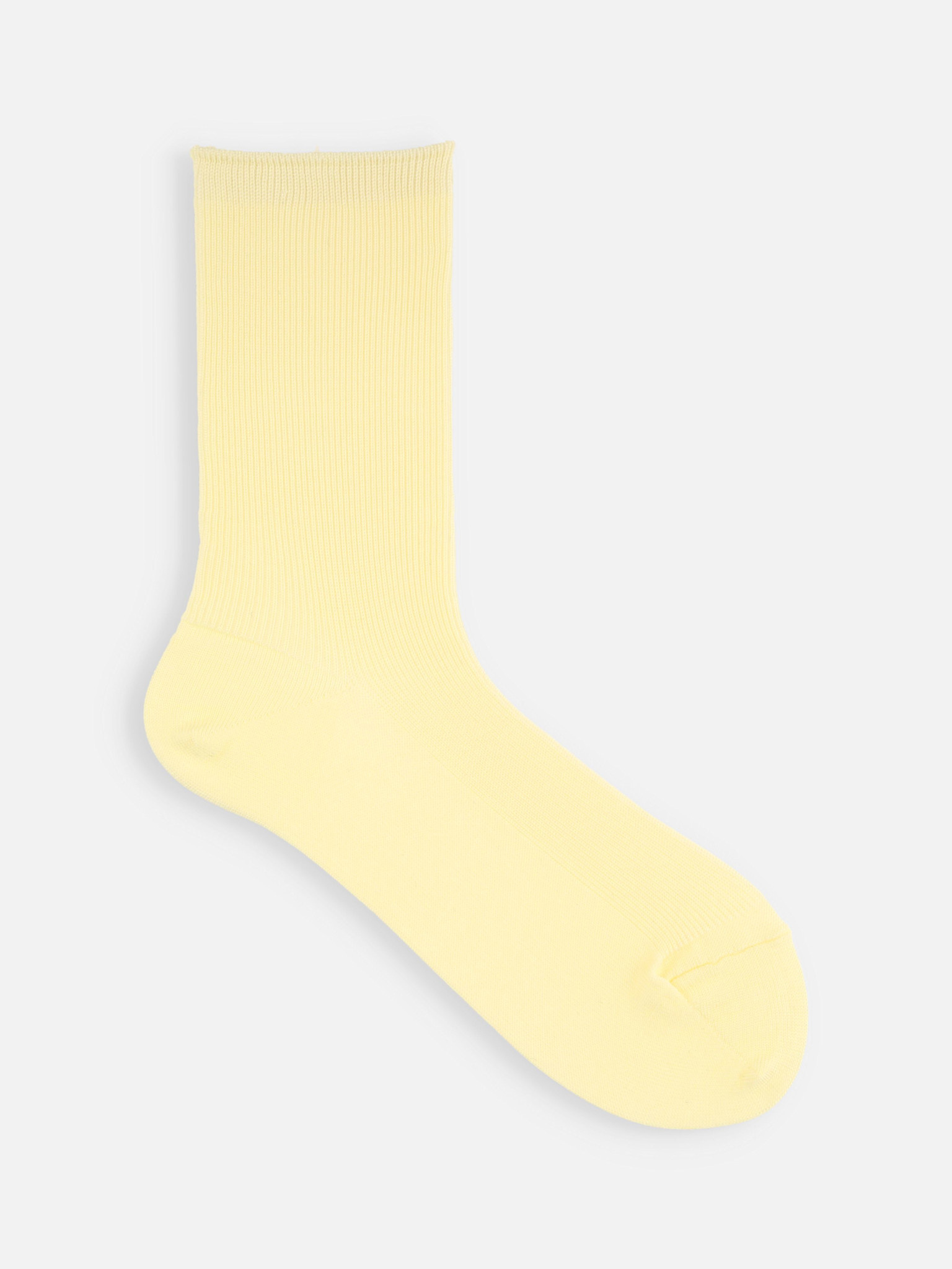 Calzini alla caviglia in cotone a costine fini 1x1