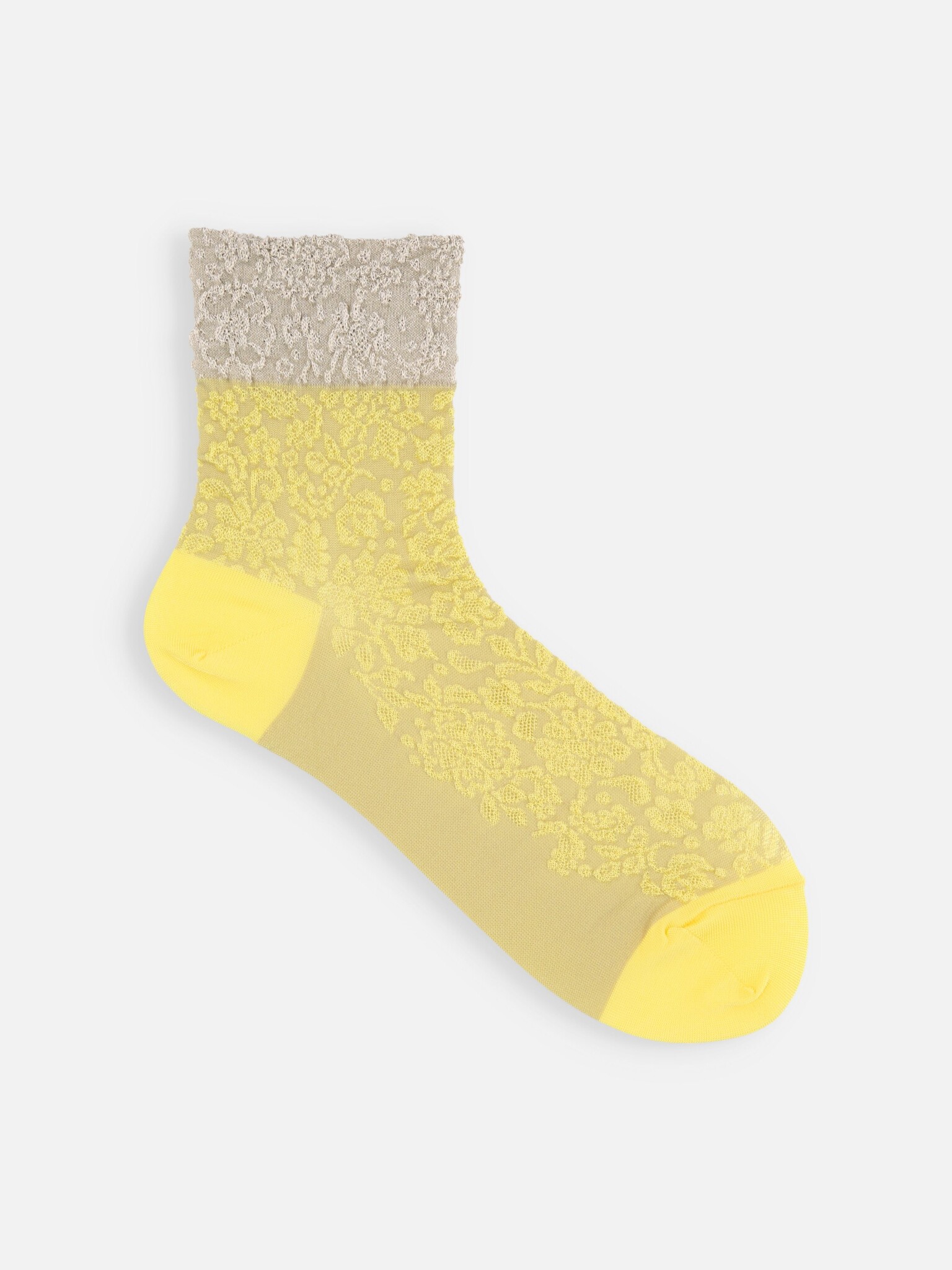 Zweifarbige Float Low Crew Socken
