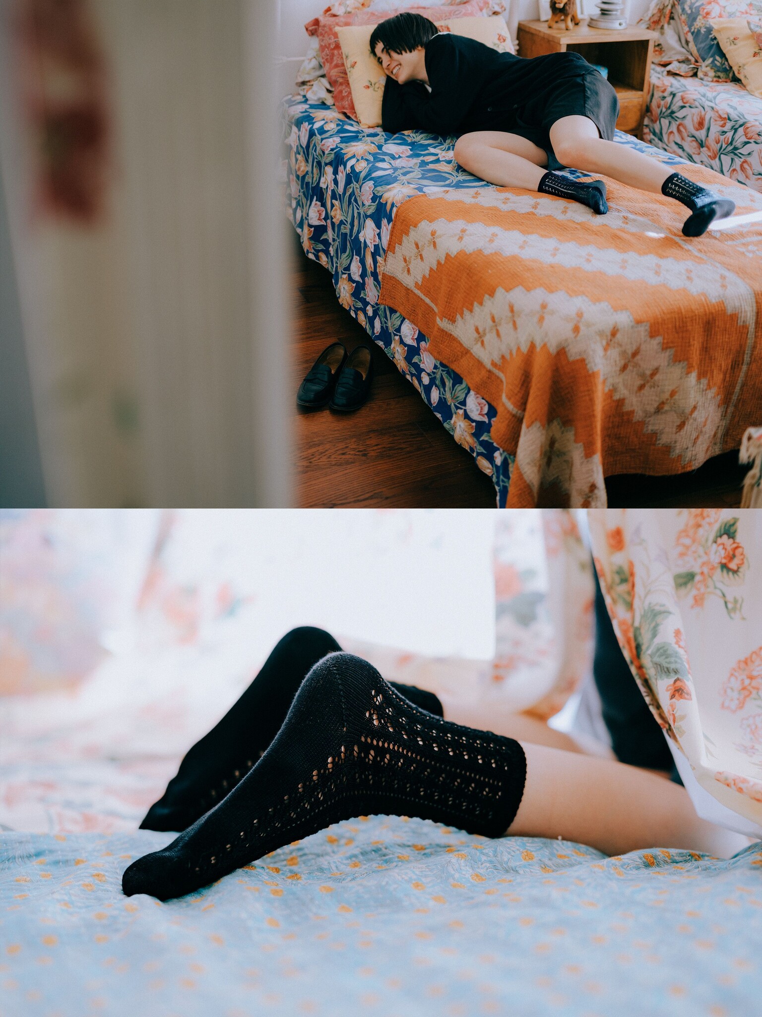 Meias de tornozelo de malha Irmack S