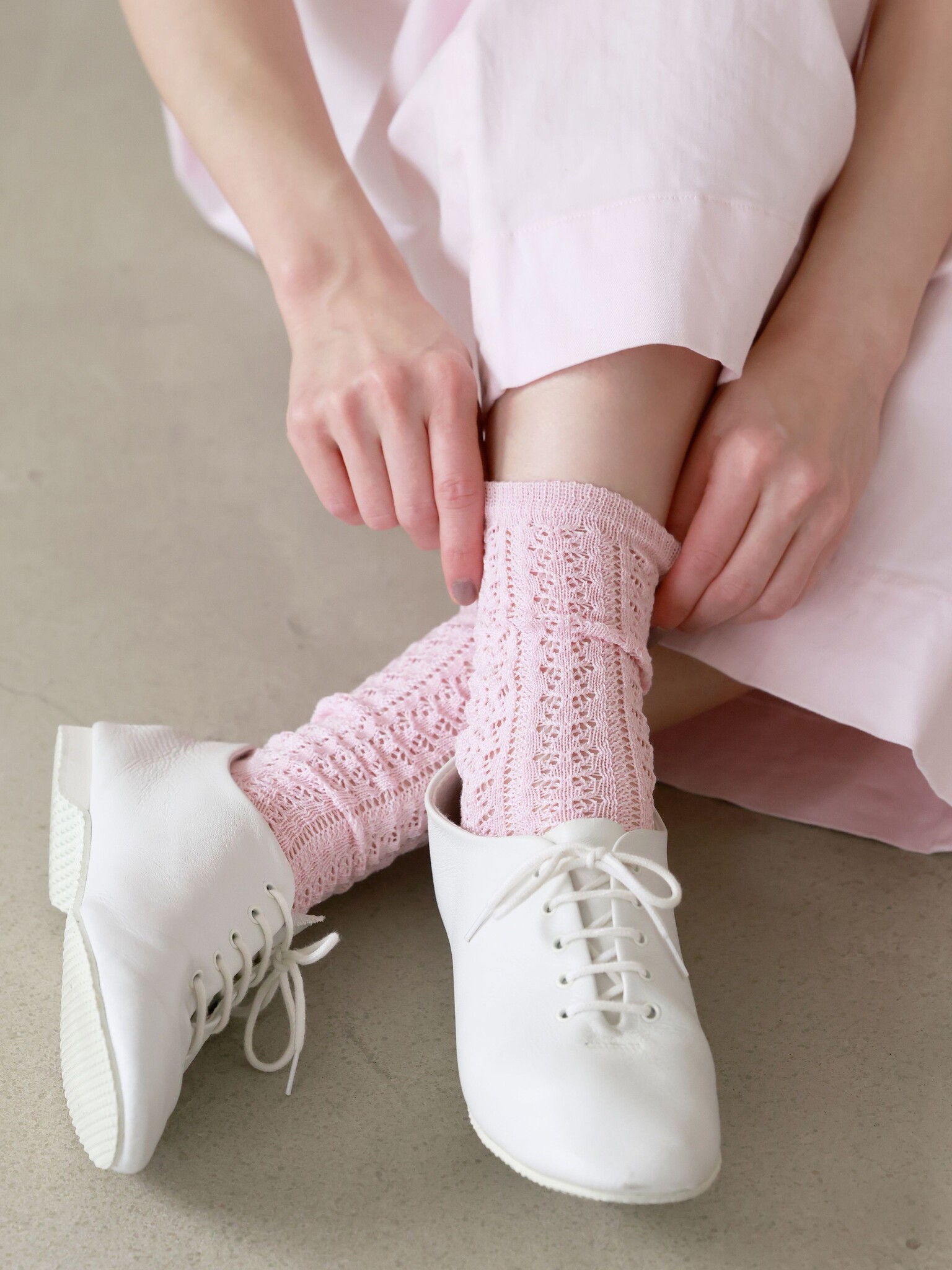 Meias de tornozelo de malha Irmack S