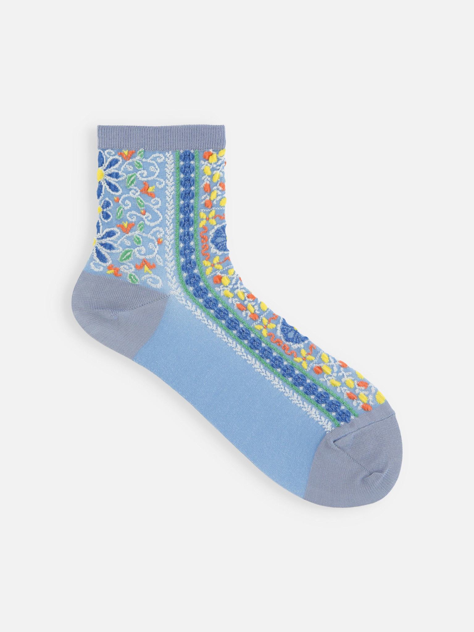 Lage crew sokken met Siciliaans patroon