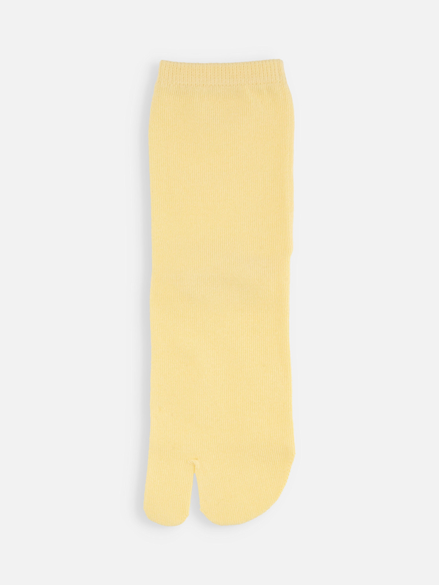 Plain Low Crew Tabi Socks