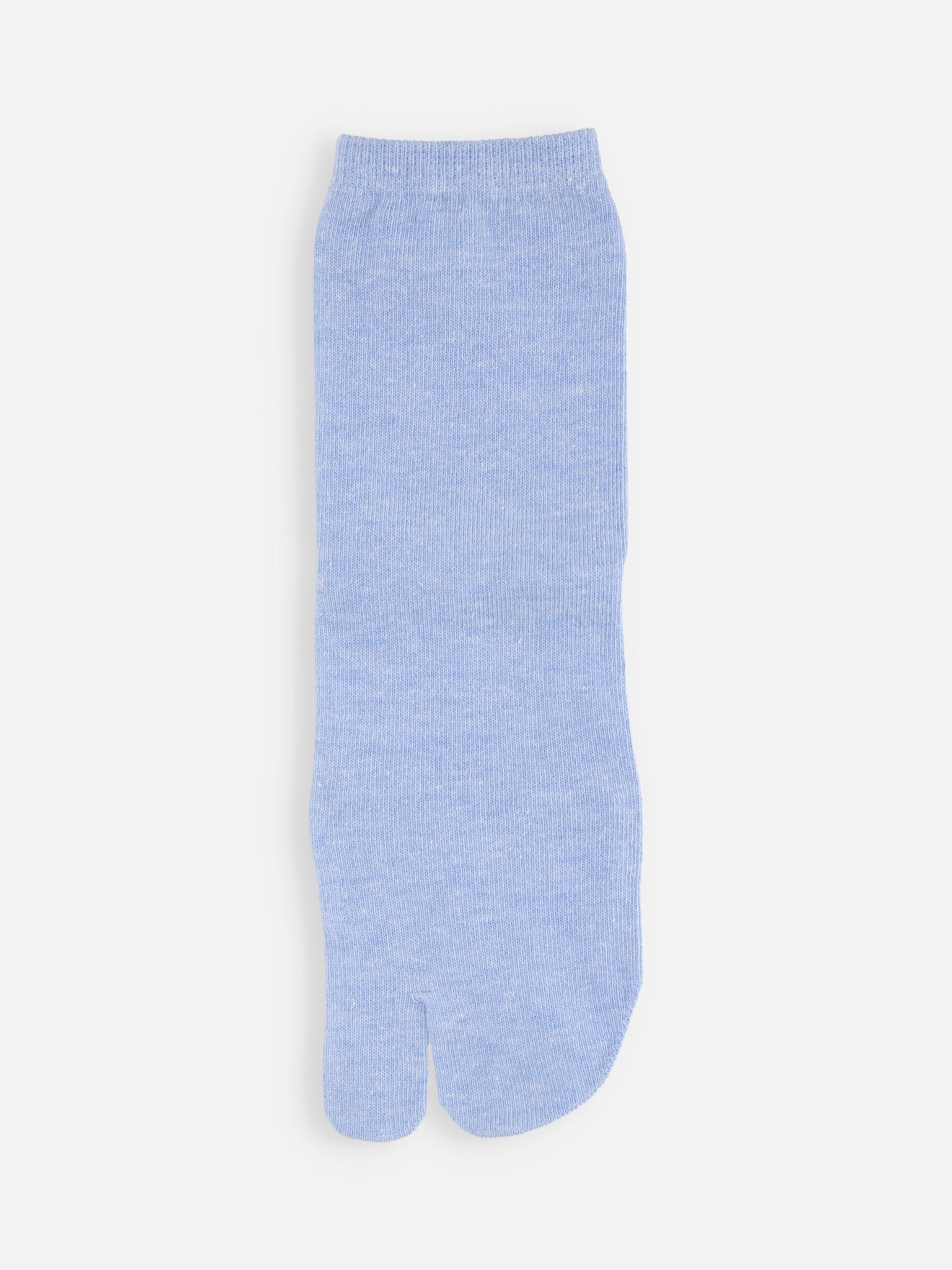 Plain Low Crew Tabi Socks