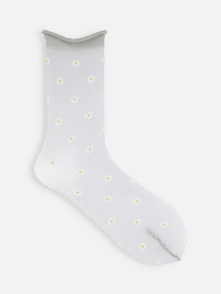 011141018 MC mi-transparente fleurs marguerite