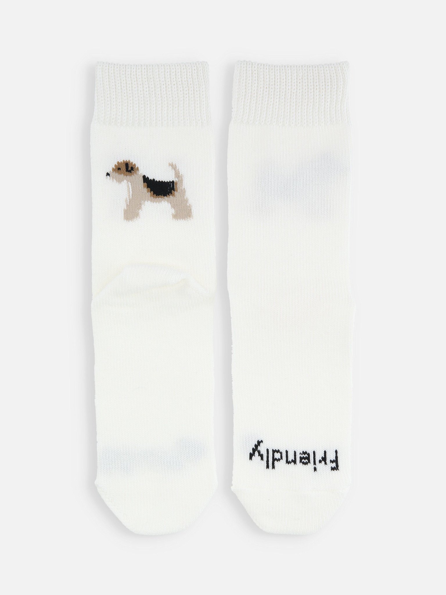 Mi-chaussettemotif chien Friendly