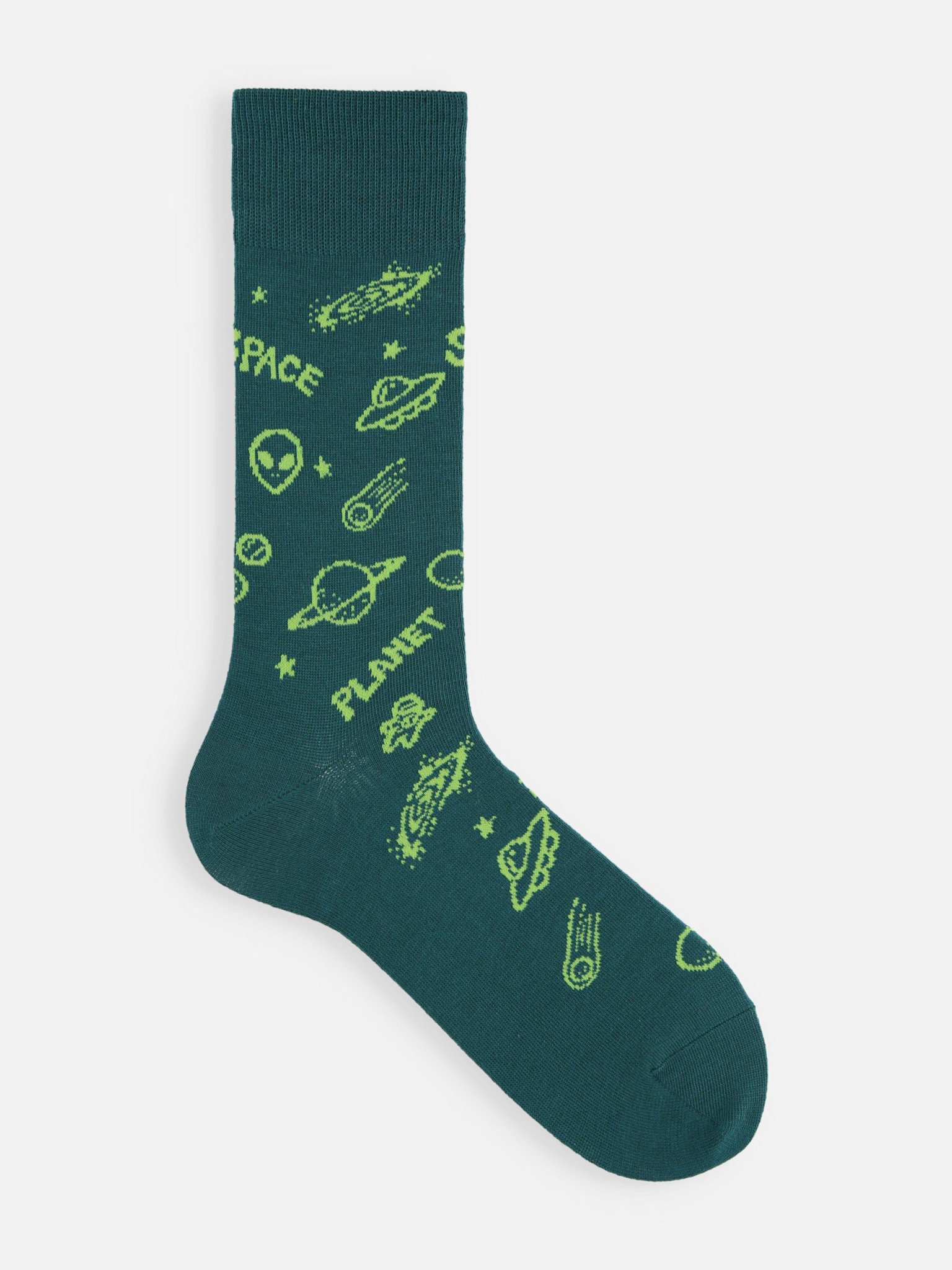 Mi-chaussettemotif aliens cosmiques