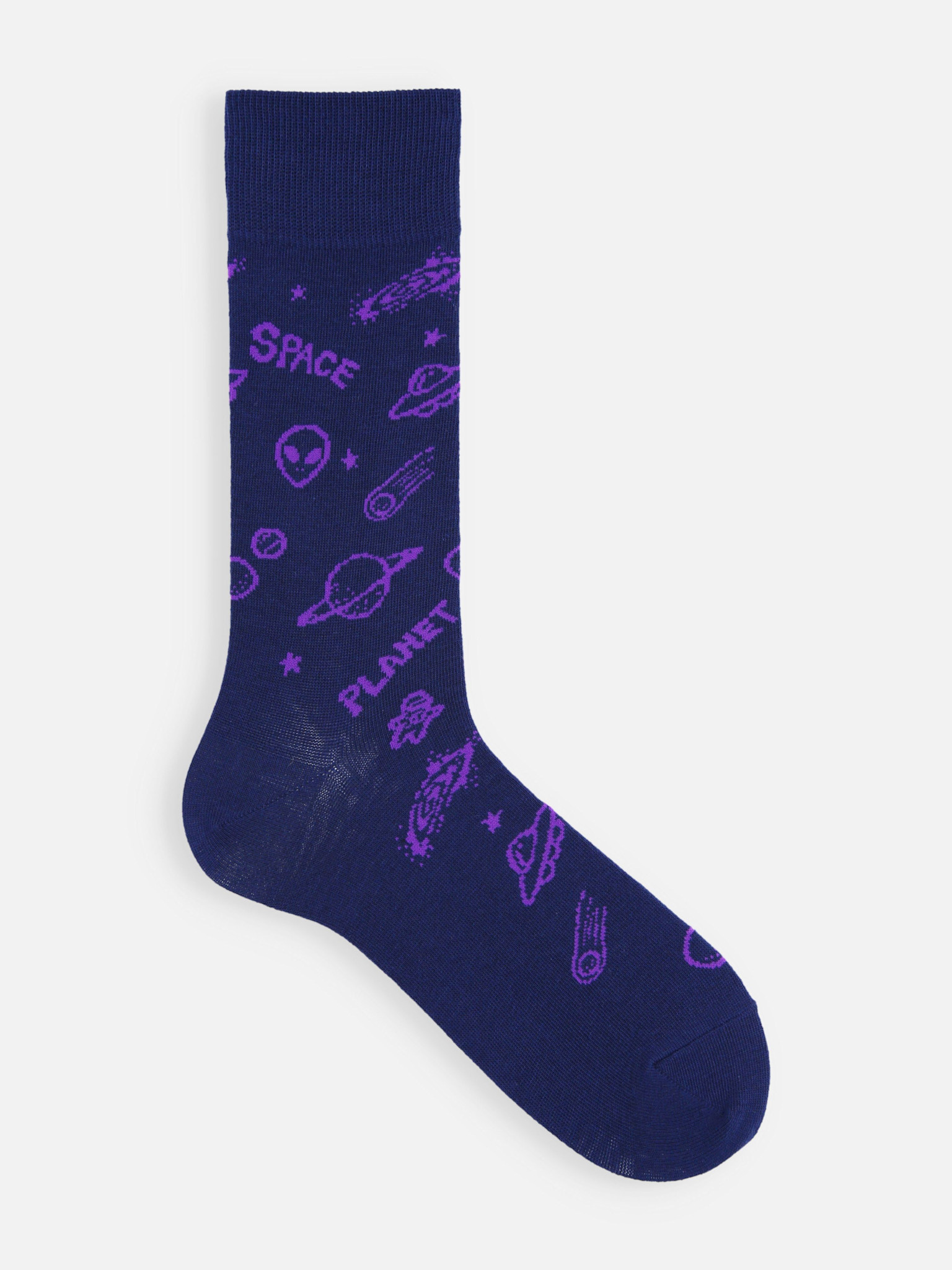 Mi-chaussettemotif aliens cosmiques
