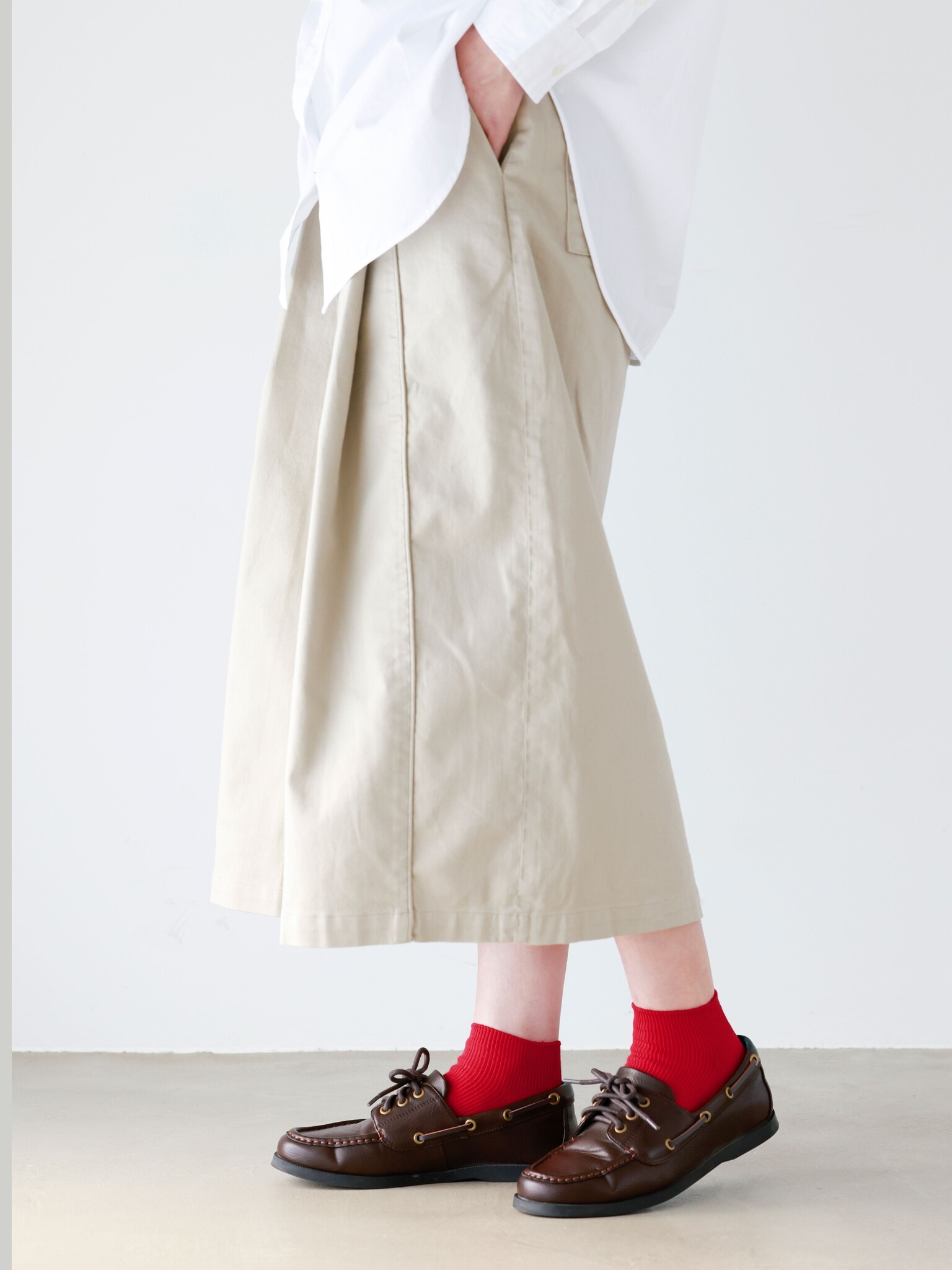 Fein gerippte kurze Socken