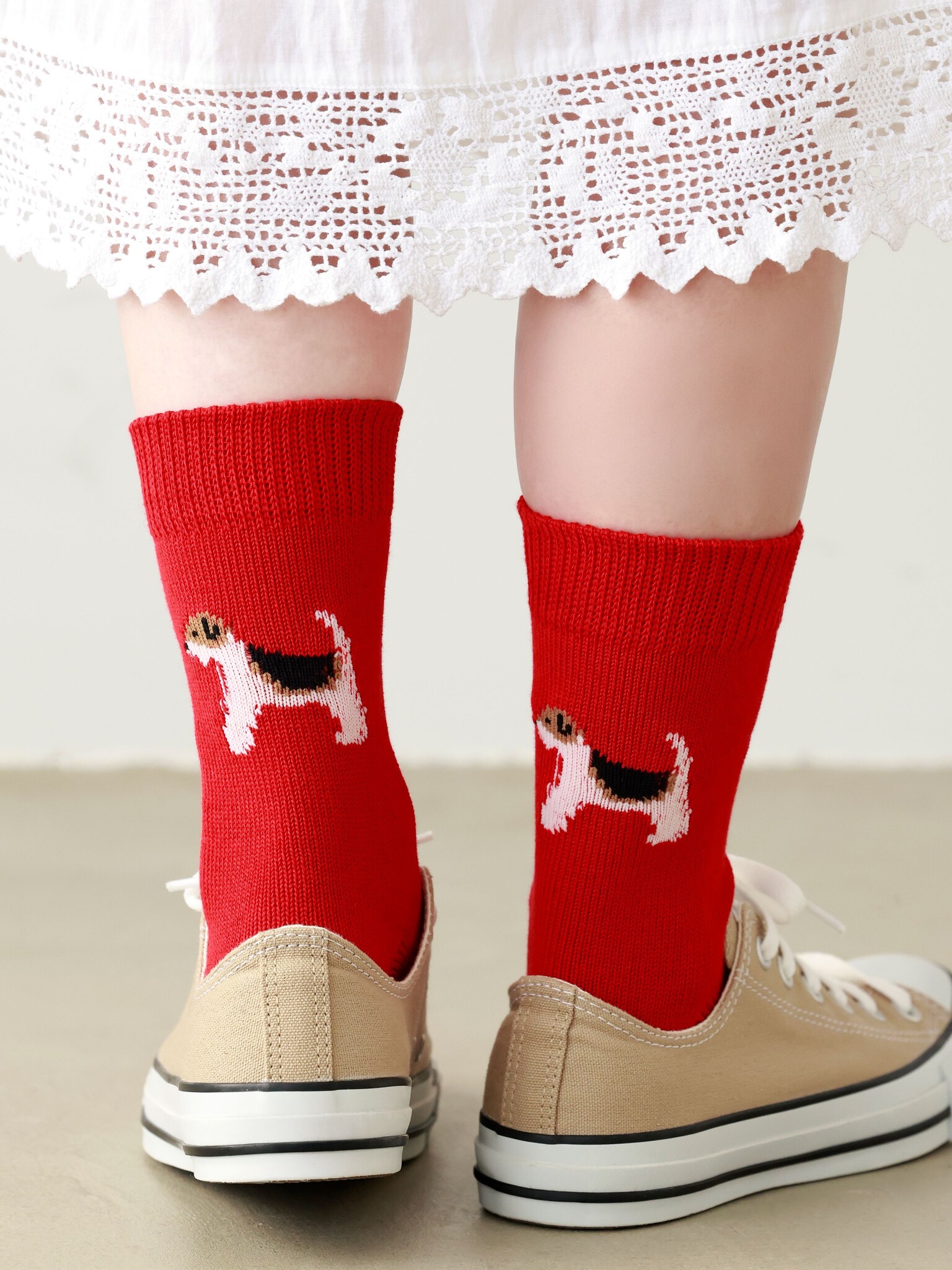 Mi-chaussettemotif chien Friendly