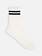 Gerippte Socken mit oberem Rand