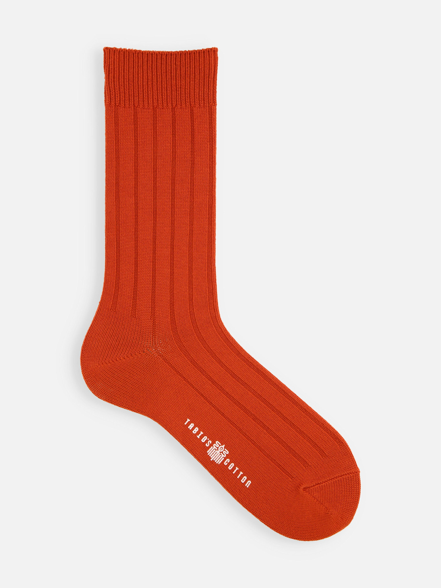 Tabio katoenen sokken met brede ribbels tot halverwege de kuit, maat M