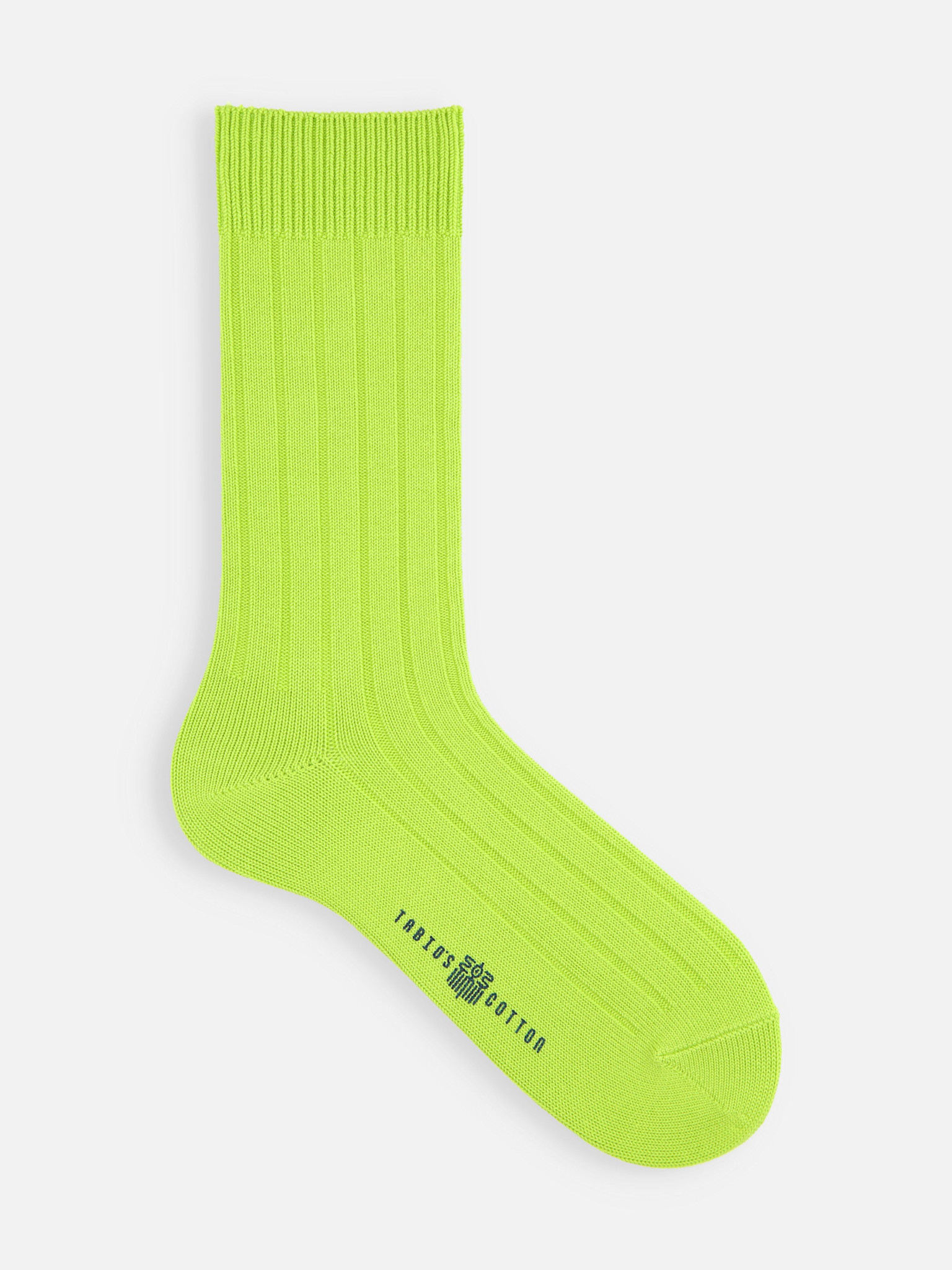 Tabio katoenen sokken met brede ribbels tot halverwege de kuit, maat M