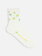 Calze al ginocchio in cotone/lino Happy Flower