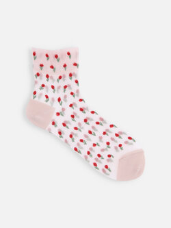 011131118 SQ en tulle motif Tulipe