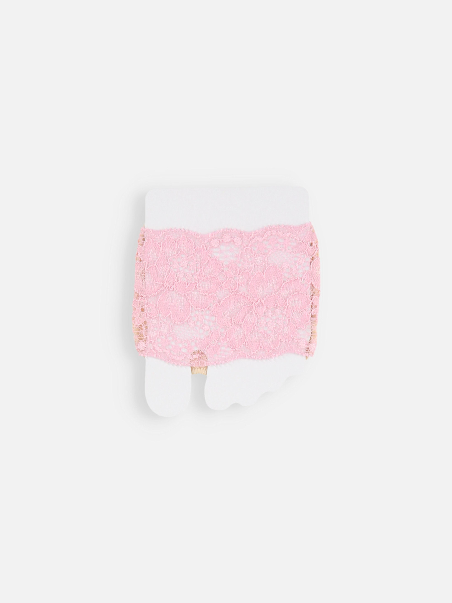 Almohadilla con tira de encaje para los dedos