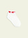 Kinder-Sneakersocken mit Herzchenmuster, Größe M (16-18 cm)