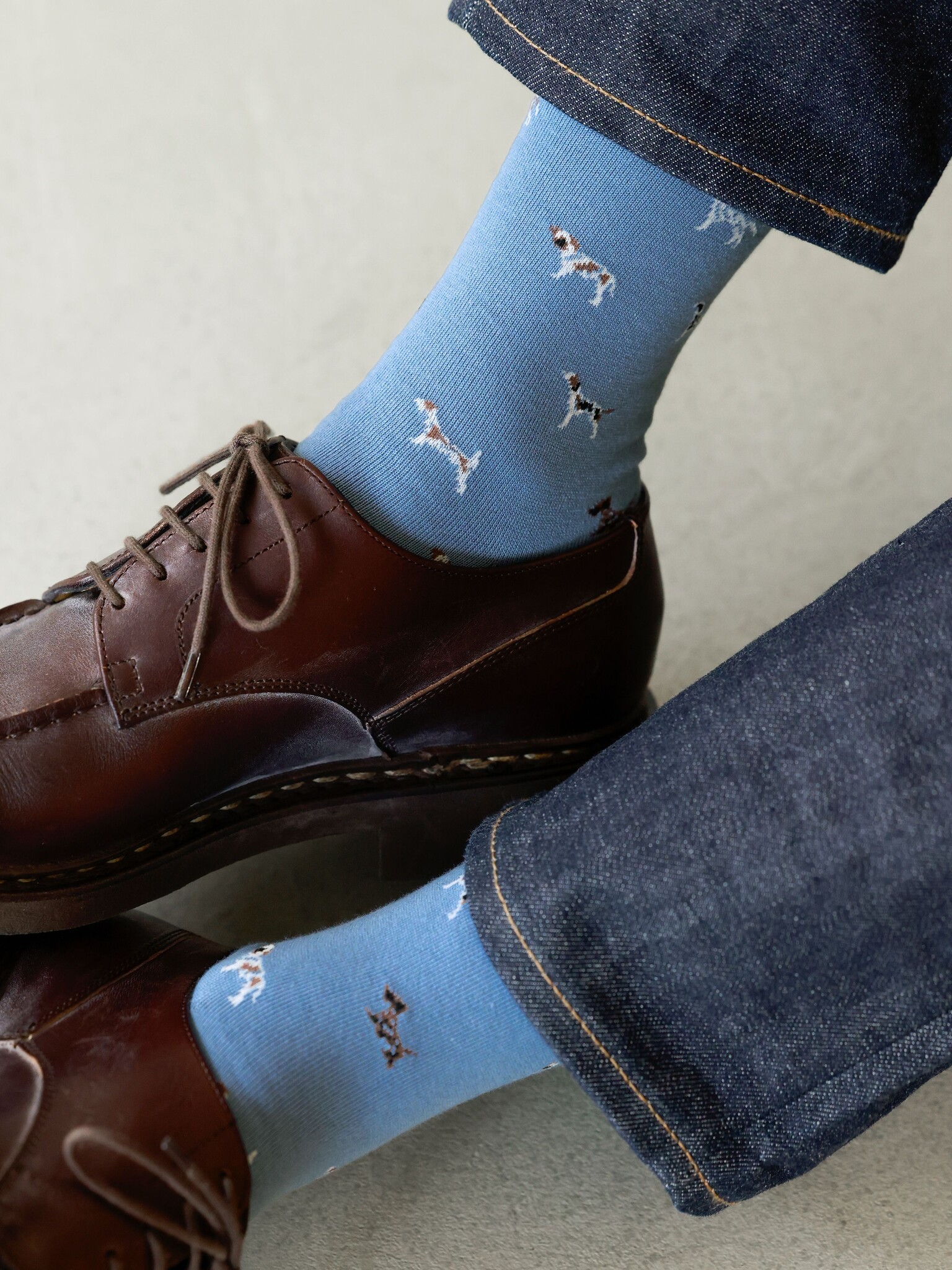 Sokken met hondenprint, maat M